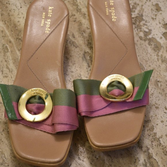 Kate Spade Vintage Mules Slides Sandals Clogs - Picture 3 of 10